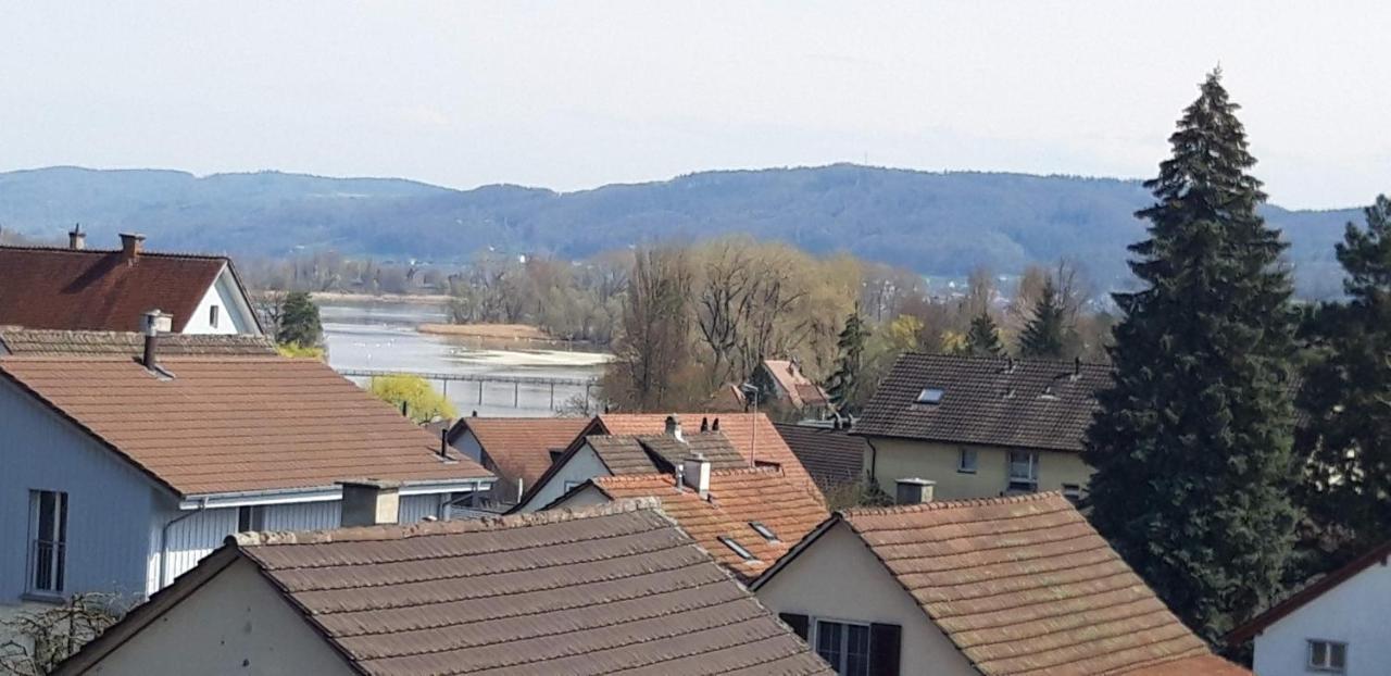 Ferienwohnung Stein Am Rhein Nahe Bahnhof Und Rhein Bagian luar foto