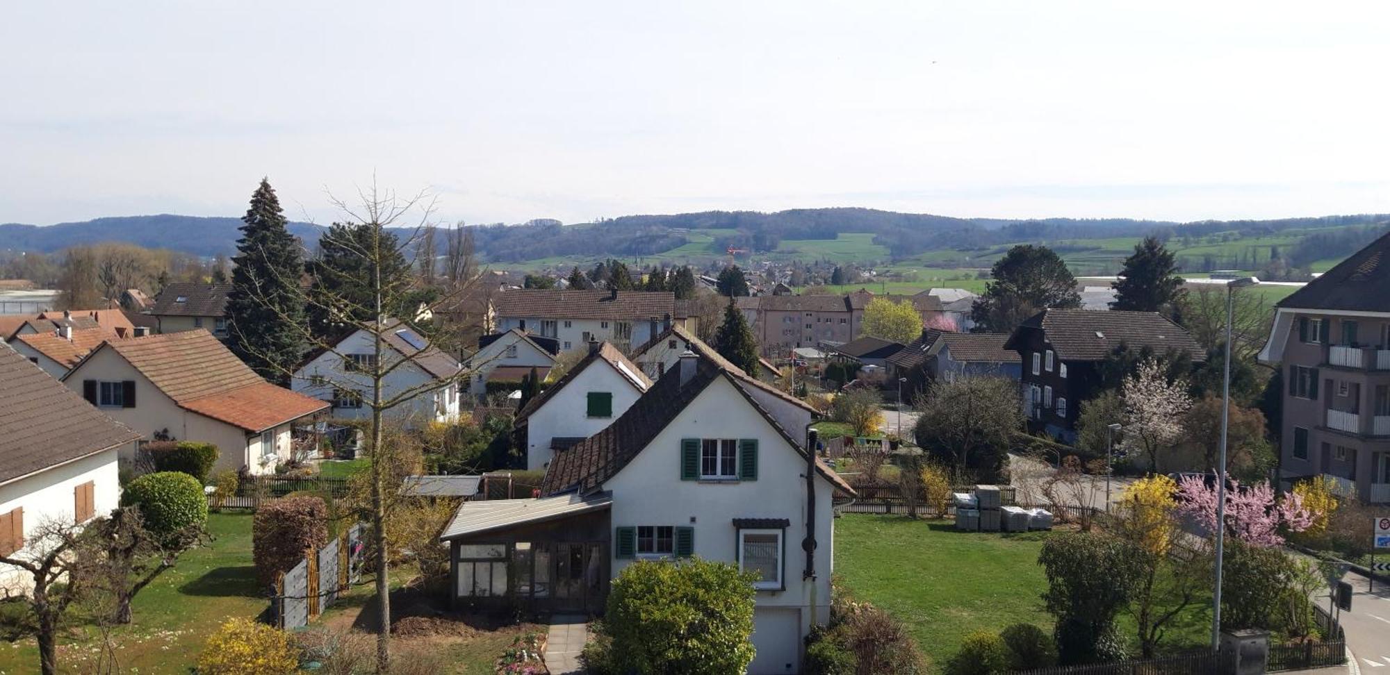 Ferienwohnung Stein Am Rhein Nahe Bahnhof Und Rhein Bagian luar foto